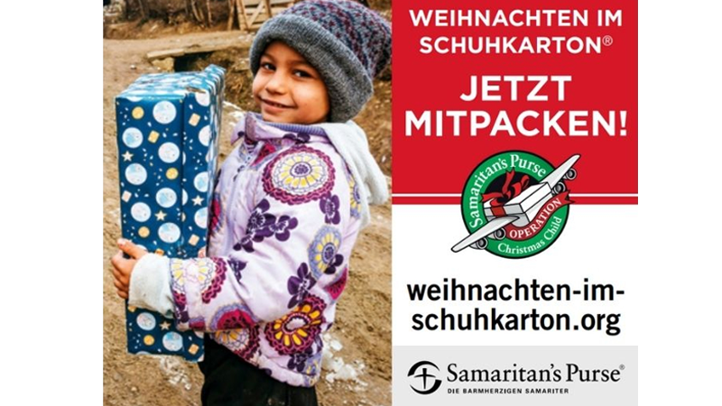 Weihnachten im Schuhkarton