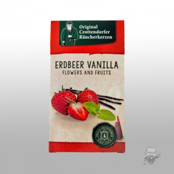Orginal Crottendorfer Räucherkerzen - Erdbeer-Vanilla