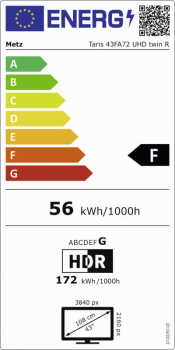 Metz Taris 43 FA72 UHD Twin