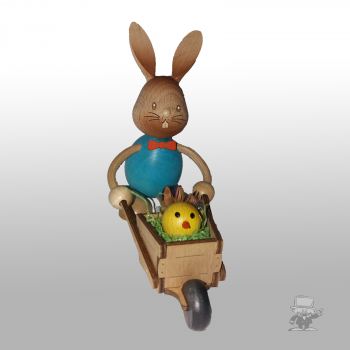 Kuhnert 52207 Stupsi Osterhase mit Schubkarre