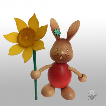 Kuhnert 52201 Stupsi Osterhase mit Blume