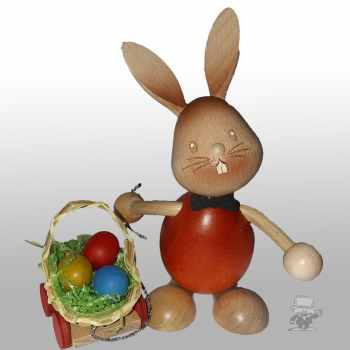 Kuhnert 52209 Stupsi Osterhase mit Eierwagen