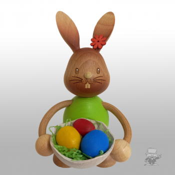 Kuhnert 52218 Stupsi Osterhase mit Eierschale