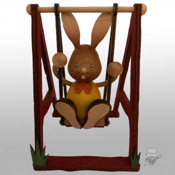 Kuhnert 52222 Stupsi Osterhase auf der Schaukel