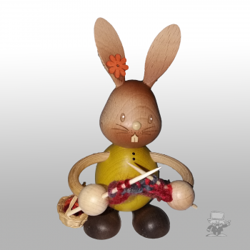 Kuhnert 52226 Stupsi Osterhase mit Strickzeug
