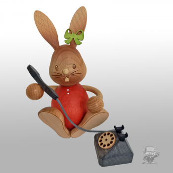 Kuhnert 52235 Stupsi Osterhase mit Telefon
