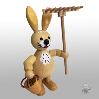 Wagner 214 Osterhase mit Eimer und Rechen