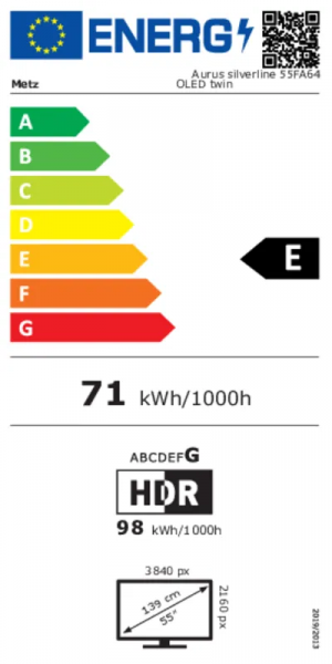 Metz Aurus 55 silverline FA64 OLED twin