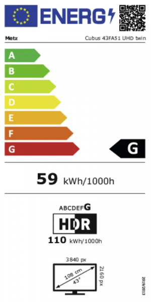 Metz Cubus 43 FA5142 UHD twin