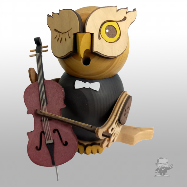 Kuhnert 37217 Räuchereule mit Cello
