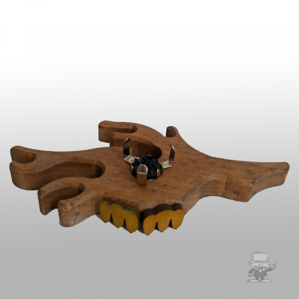 Kuhnert 37221 Räuchereule mit Schlitten